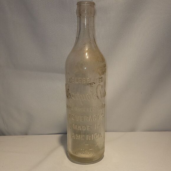 Vintage Clear Glass Bottle - Picture 1 of 1